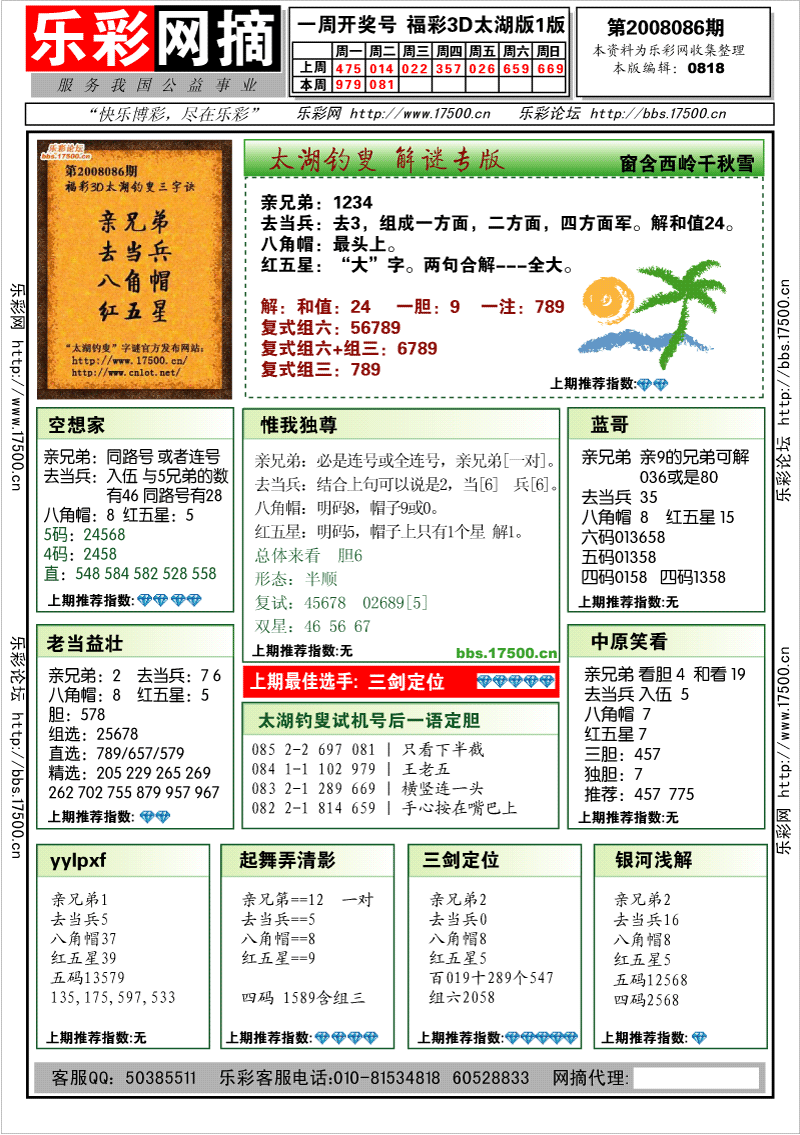 详细阅读:太湖谜语(太湖谜语3d字谜总汇) 太湖谜语(太湖谜语3d字谜总汇)
